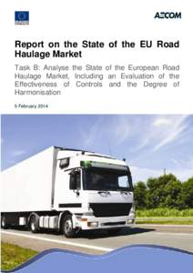 Report on the State of the EU Road Haulage Market Task B: Analyse the State of the European Road Haulage Market, Including an Evaluation of the Effectiveness of Controls and the Degree of Harmonisation