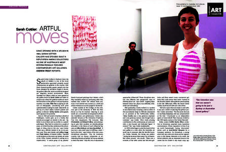 First published in Australian Art Collector, Issue 10 October-December 1999 G A L L E RY P R O F I L E  ARTFUL