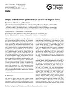 Atmos. Chem. Phys., 12, 1307–1325, 2012 www.atmos-chem-phys.net[removed]doi:[removed]acp[removed] © Author(s[removed]CC Attribution 3.0 License.  Atmospheric