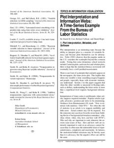 Journal of the American Statistical Association, 85, 398–409. TOPICS IN INFORMATION VISUALIZATION  Hart, J.D[removed]), “Automated kernel smoothing of dependent data using time series cross-validation,” Journal of th