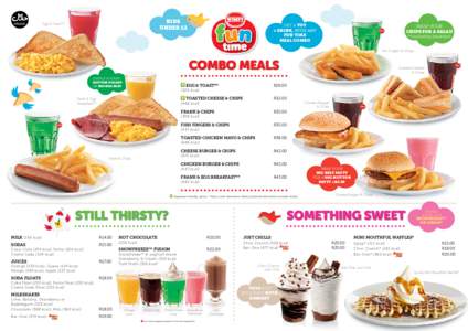 Waffle / Ice cream soda / Milk / Big Mac / Food and drink / Soft drinks / Cream soda