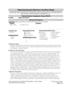 Rapid Assessment Reference Condition Model The Rapid Assessment is a component of the LANDFIRE project. Reference condition models for the Rapid Assessment were created through a series of expert workshops and a peer-rev