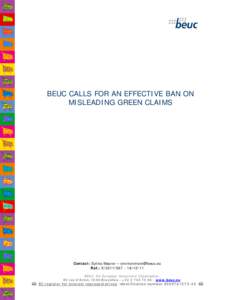 Greenwashing / Unfair Commercial Practices Directive / Cosmetics / Business / Activism / Ethics / Consumer organizations / Consumer protection / Environmentalism