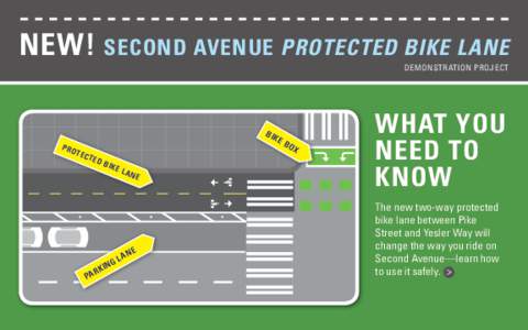 NEW!  SECOND AVENUE PROTECTED BIKE LANE DEMONSTRATION PROJECT  PRO