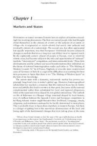 Copyrighted Material  Chapter 1 Markets and States