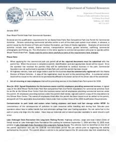 Department of Natural Resources Department of Natural Resources Division of Parks and Outdoor Recreation 514 Funny River Road Soldotna, AK[removed]2471