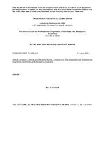 Trade unions in Australia / Association of Professional Engineers /  Scientists and Managers /  Australia / Regulation and licensure in engineering