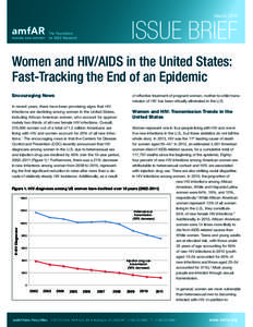 MarchIssue Brief The Foundation for AIDS Research