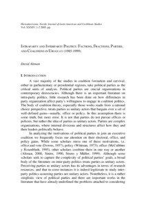 Broad Front / Uruguay / Coalition government / Two-party system / National Party / Julio María Sanguinetti / Political philosophy / Politics / Colorado Party