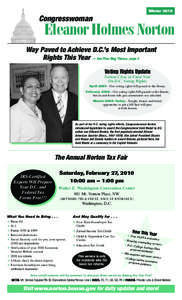 Geography of Washington /  D.C. / Baltimoreâ€“Washington metropolitan area / Washington metropolitan area / 14th Street Northwest and Southwest / District of Columbia voting rights / Anacostia / Eleanor Holmes Norton / 7th Street / Streets in Washington /  D.C. / Washington /  D.C. / Green Line