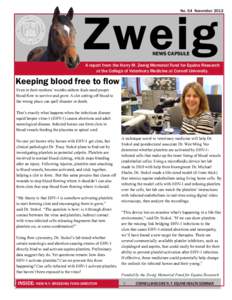 Zweig  No. 54 November 2012 News Capsule