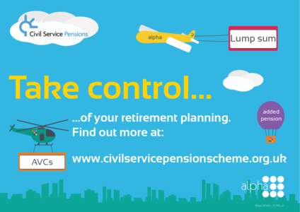 alpha  Lump sum Take controlof your retirement planning.