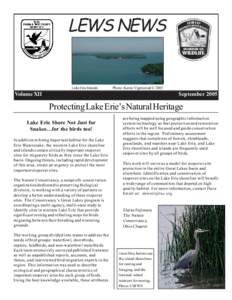 LEWS NEWS  Lake Erie Islands Photo: Karen Vigmostad © 2005