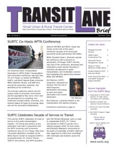 Transit Lane Brief - SummerVol. 10, Issue 3)