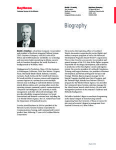 Dan Crowley bio March 2014