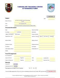 Registration Form Course Admin