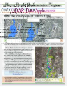 Illinois Height Modernization Program  LiDAR Data Applications Water Resource Analysis and Flood Prediction