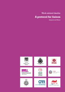 Work-related deaths:  A protocol for liaison (England and Wales)  Foreword