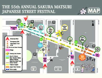 Silver Line / Shinto / Japanese culture / Japanese festivals / Cherry blossom / Metro Center / Federal Triangle / Washington Metro / Blue Line / Orange Line