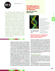 MEDECINE/SCIENCES 2005 ; 21 : [removed]Modifications