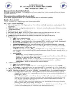 Microsoft Word - IAP Mapping Survey Instructions 2014