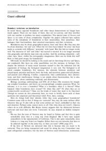 Environment and Planning D: Society and Space 2005, volume 23, pages 637 ^ 642  DOI:[removed]d350t