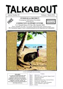 Edition Number 90  February / March 2010 INNISFAIL & DISTRICT Community Information Newsletter
