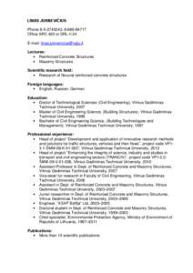 Europe / Publishing / Technika / Journal of Civil Engineering and Management / Vilnius Gediminas Technical University / Geography of Europe / Vilnius