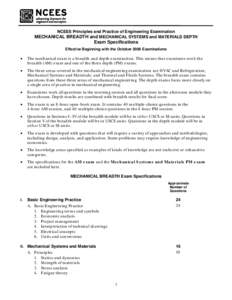 MEC PAC Study Breadth 2007 Test Specifications