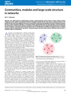 Network theory / Networks / Graph theory / Physics / Mathematics / Community structure / Modularity / Complex network / Climate as complex networks / Biological network / Graph partition / Social network