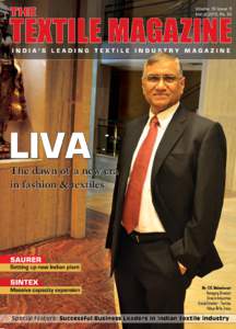 COVER STORY  LIVA to give big boost for viscose use in apparels