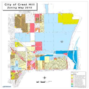 City of Crest Hill Zoning Map 2010 GRAND HAVEN BL LOCKPORT TOWNSHIP FIRE DEPT HEADQUARTERS