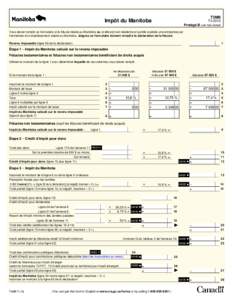 T3MB  Impôt du Manitoba T3 2013 Protégé B une fois rempli