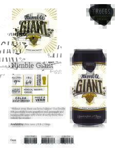 Nimble Giant™  “Without sway, there can be no balance.