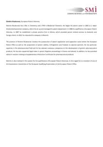 Dimitris Roukounas, European Patent Attorney Dimitris Roukounas has a BSc in Chemistry and a PhD in Medicinal Chemistry. He began his patent career in 2001 at a major Greek pharmaceutical company, where he set up and man