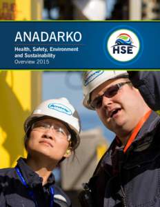 ANADARKO Health, Safety, Environment and Sustainability Overview 2015  Executive Summary