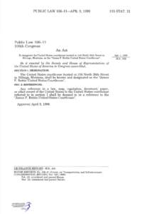 P U B L I C LAW[removed]—APR. 5, [removed]STAT. 21 Public Law[removed]106th Congress