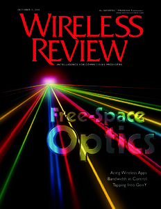 OCTOBER 15, 2000  An INTERTEC®/PRIMEDIA Publication www.wirelessreview.com  ®