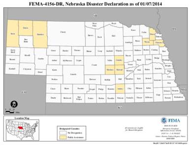 FEMA-4156-DR, Nebraska Disaster Declaration as of[removed]SD Keya Paha  Dawes