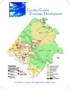 Caroline County Business Map printout.indd