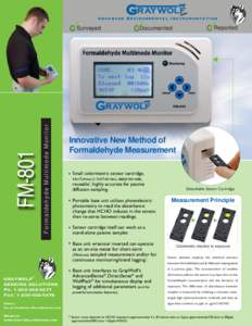 Advanced Environmental Instrumentation  Formaldehyde Multimode Monitor FM-801