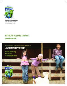 2015  ™ Agriculture Council of AmericaKing Street, Suite 205 Overland Park, KS 66210