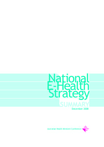 Microsoft Word - AttachmentSummary of National E-Health Strategy.doc