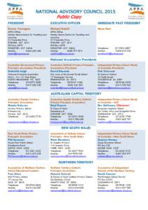 Independent Primary School Heads of Australia / States and territories of Australia