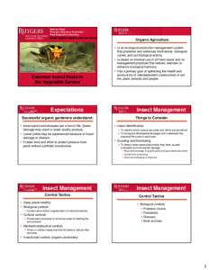 Microsoft PowerPoint - vegetable pests - Frelinghuysen[removed]