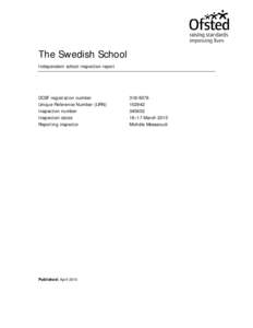 Microsoft Word - The Swedish School - Report.doc