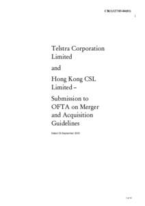 CB[removed]) ] Telstra Corporation Limited and