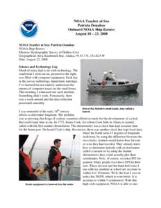Surveying / Hydrography / Acronyms / Diving equipment / Sonar / NOAAS Rainier / Hydrographic survey / Tide / Marine chronometer / Measurement / Oceanography / Cartography