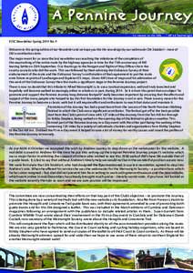 PJSC Newsletter Spring 2014 No. 4 Welcome to this spring edition of our Newsletter and we hope you like the new design by our webmaster Dik Stoddart – more of Dik’s contributions later. The major event for us since t