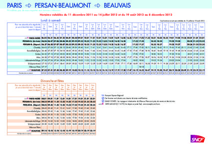 PARIS  PERSAN-BEAUMONT BEAUVAIS